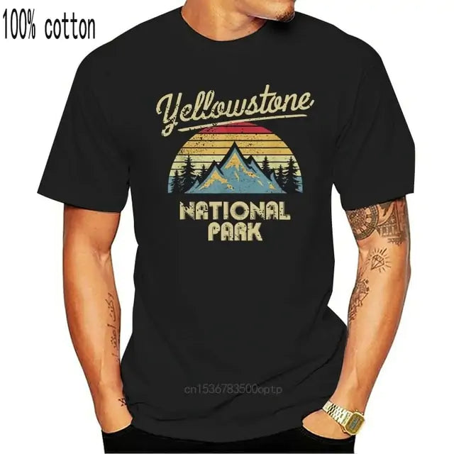 Camiseta Retro Yellowstone National Park - High Trend Coture