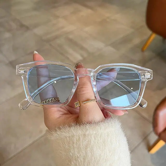 Clear Lens Square UV400 Sunglasses - High Trend Coture