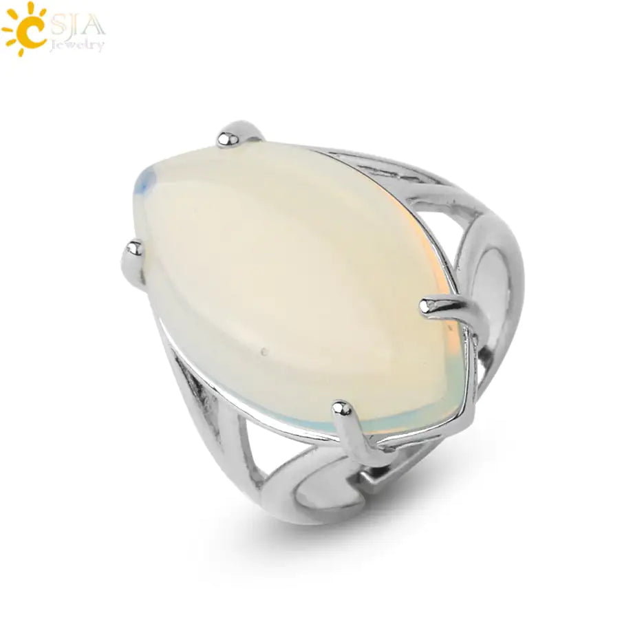 Natural Crystal Rings - High Trend Coture