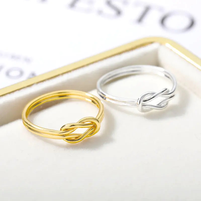 Knot Infinity Rings For Women - High Trend Coture