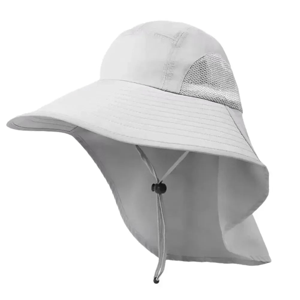 Sombrero de Ala Ancha Unisex con Flap y Protección Solar UPF 50+ | Outdoor