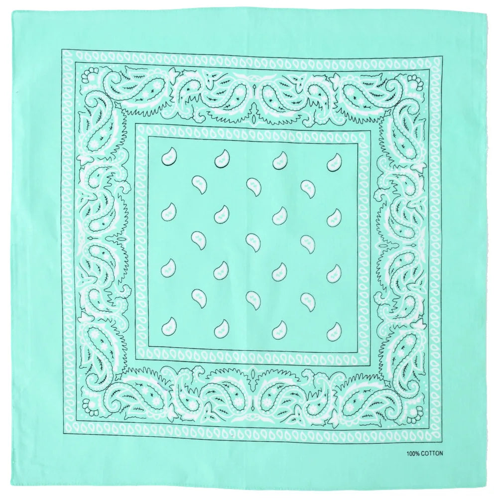 Bandana Cuadrada Algodón Tie Dye Paisley
