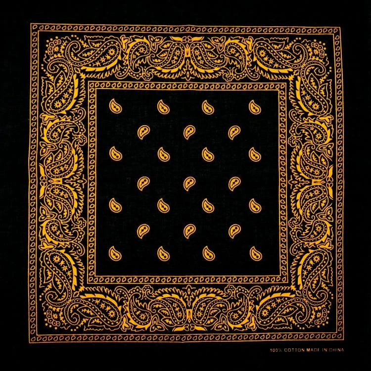 Bandana Cuadrada Algodón Tie Dye Paisley