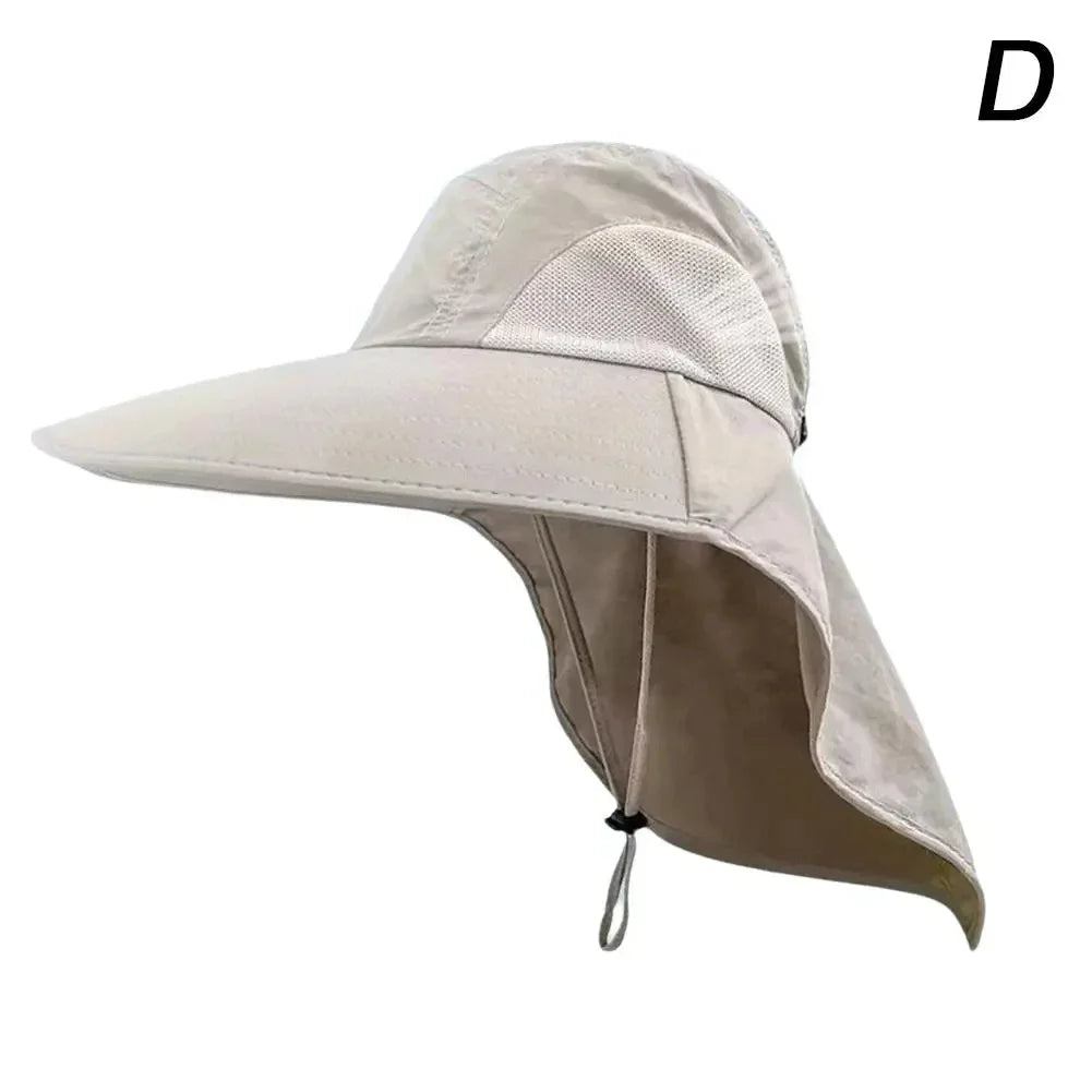 Sombrero de Ala Ancha Unisex con Flap y Protección Solar UPF 50+ | Outdoor