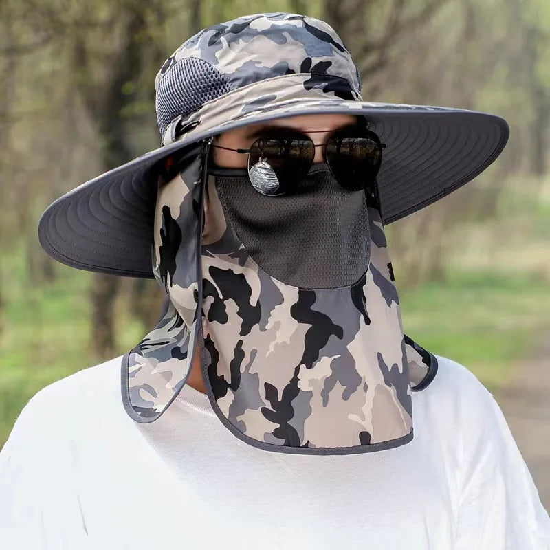 Sombrero de Verano Unisex con Ala Visera y Protección Solar UV