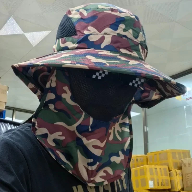Sombrero de Verano Unisex con Ala Visera y Protección Solar UV