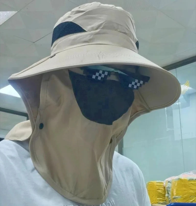 Sombrero de Verano Unisex con Ala Visera y Protección Solar UV