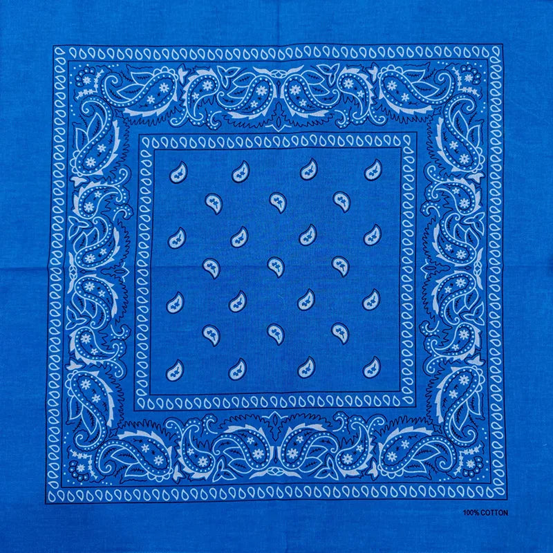 Bandana Cuadrada Algodón Tie Dye Paisley