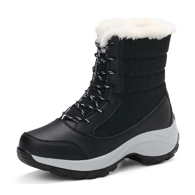 Botas de Invierno de Mujer con Forro Polar Impermeables para Nieve
