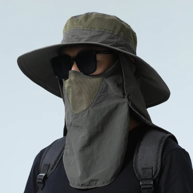 Sombrero de Verano Unisex con Ala Visera y Protección Solar UV