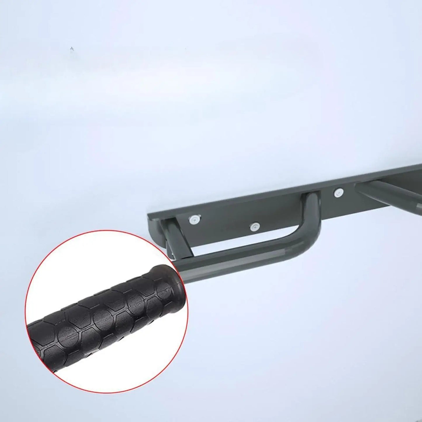 Barra Horizontal de Pared para Dominadas en Casa con Agarres Acolchados