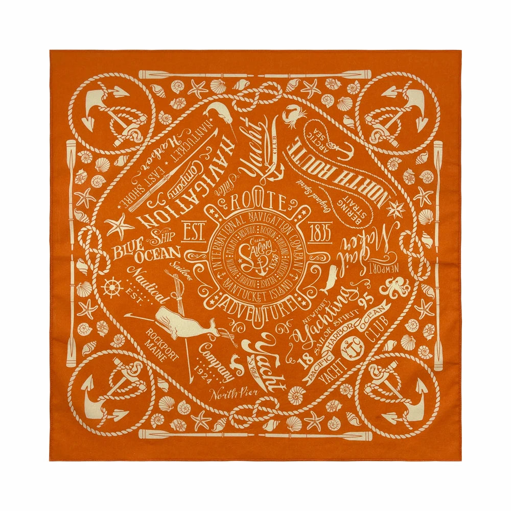 Bandana Cuadrada de Algodón con Estampado Hip Hop Skull Unisex
