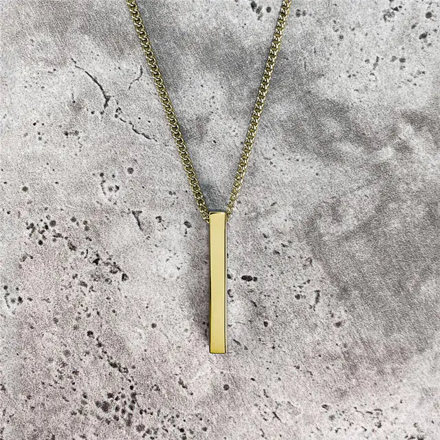 Rectangle Pendant Necklace - High Trend Coture