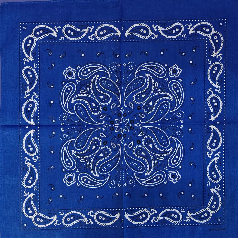 Bandana Cuadrada Algodón Tie Dye Paisley