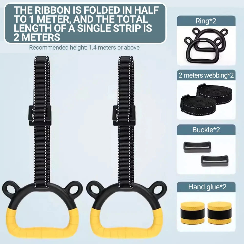 Barra de Dominadas para Puerta Ajustable Sin Tornillos