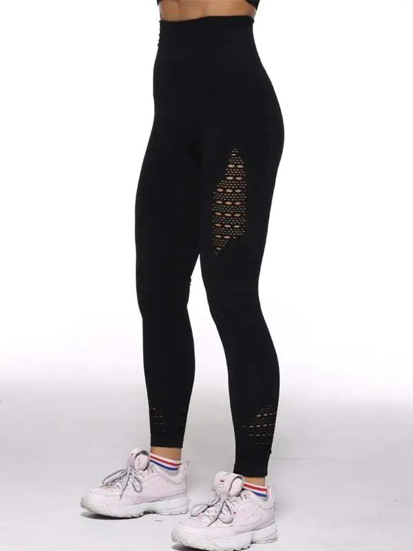 Leggings de Entrenamiento sin Costuras de Compresión - High Trend Coture