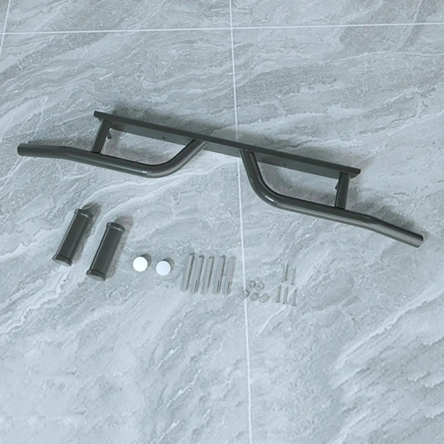 Barra Horizontal de Pared para Dominadas en Casa con Agarres Acolchados