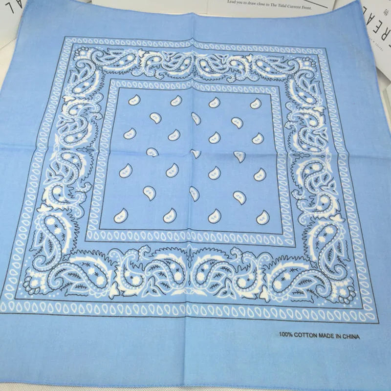 Bandana Cuadrada Algodón Tie Dye Paisley