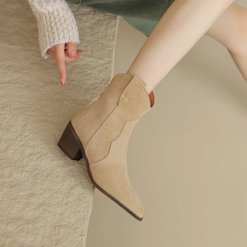 Botines Chelsea para Mujer de Ante Camperos
