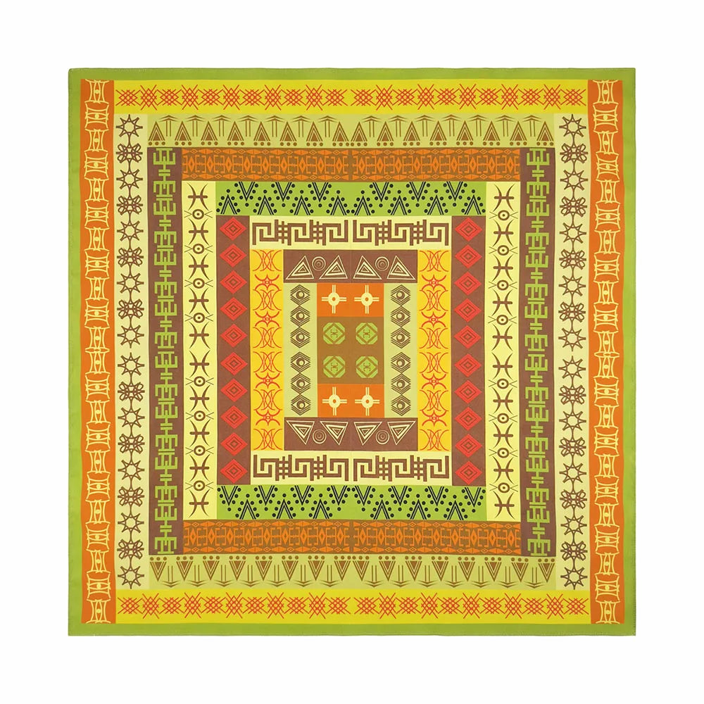 Bandana Cuadrada de Algodón con Estampado Hip Hop Skull Unisex