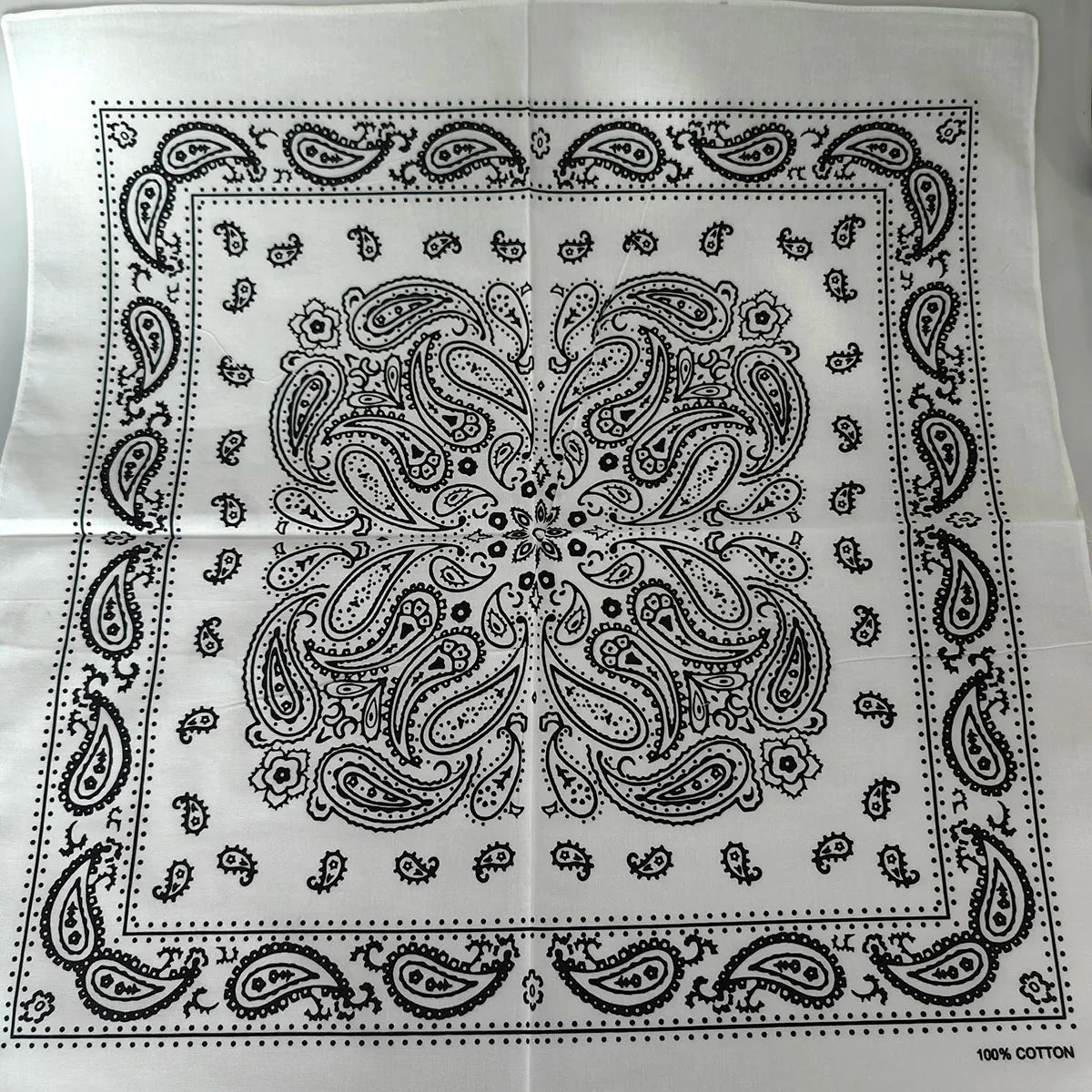 Bandana Cuadrada Algodón Tie Dye Paisley