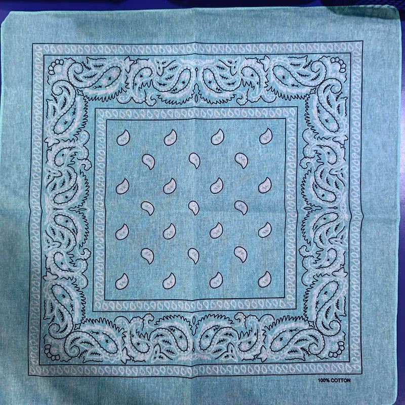 Bandana Cuadrada Algodón Tie Dye Paisley