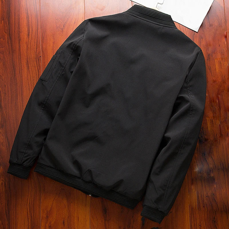 Chaqueta Bomber para Hombre Ligera Estilo Aviador
