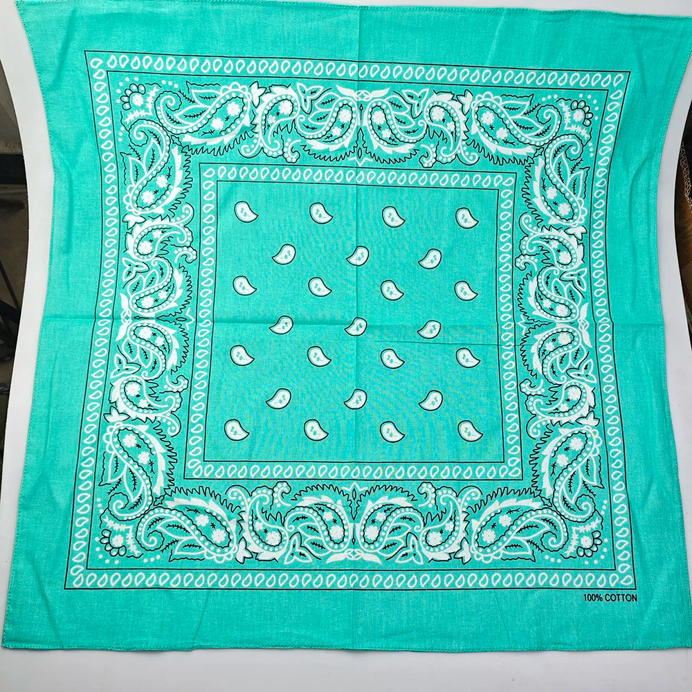 Bandana Cuadrada Algodón Tie Dye Paisley