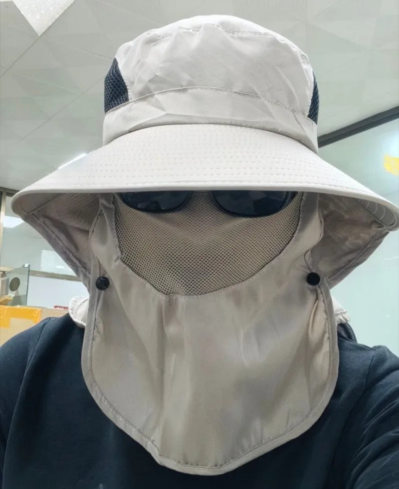 Sombrero de Verano Unisex con Ala Visera y Protección Solar UV