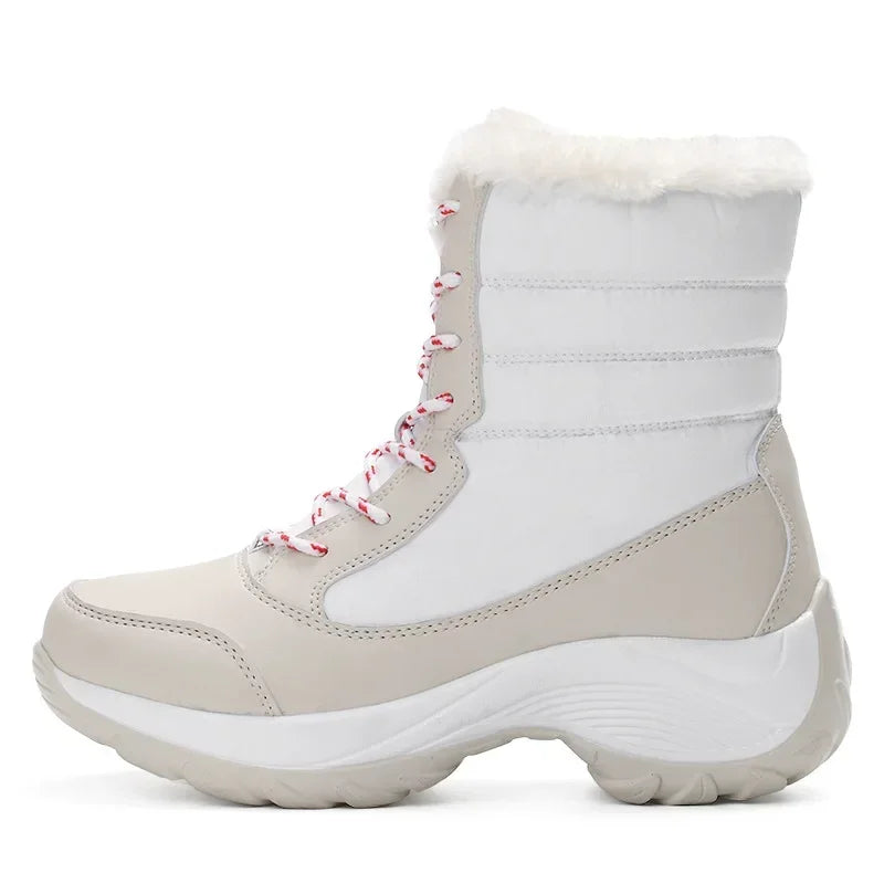 Botas de Invierno de Mujer con Forro Polar Impermeables para Nieve