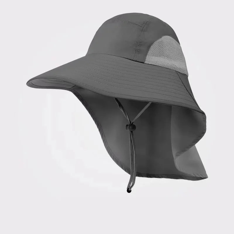 Sombrero de Ala Ancha Unisex con Flap y Protección Solar UPF 50+ | Outdoor