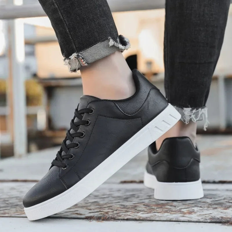 Zapatillas de Vestir de Cuero para Hombre Casual Estilo Británico