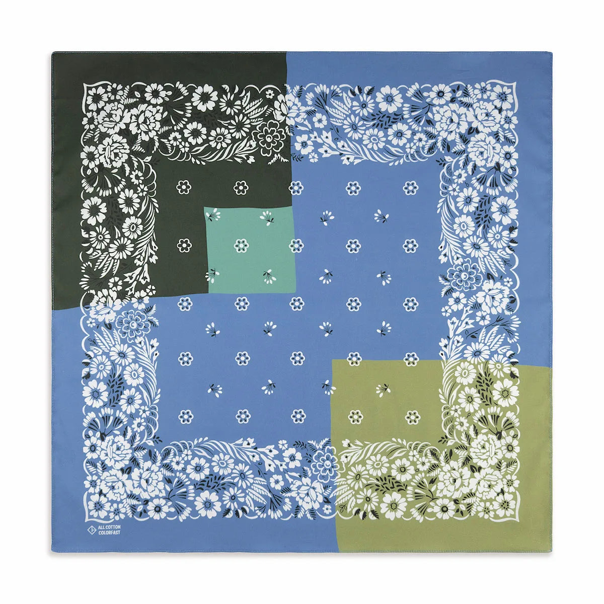 Bandana Cuadrada de Algodón con Estampado Hip Hop Skull Unisex