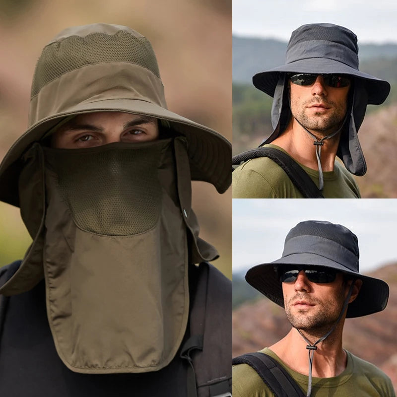 Sombrero de Verano Unisex con Ala Visera y Protección Solar UV