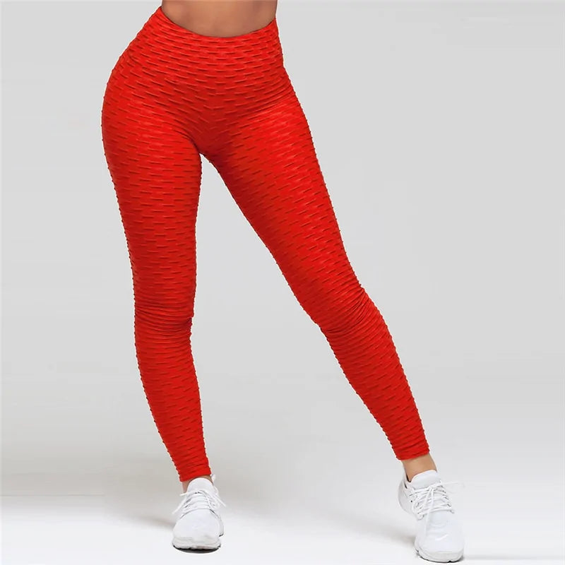 Leggings Deportivos Push Up Panal de Abeja - High Trend Coture