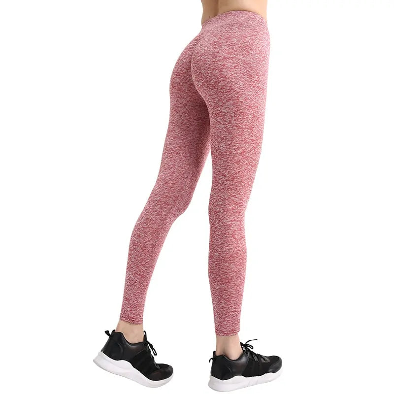 Leggings Deportivos con Cintura Cruzada Mujer - High Trend Coture