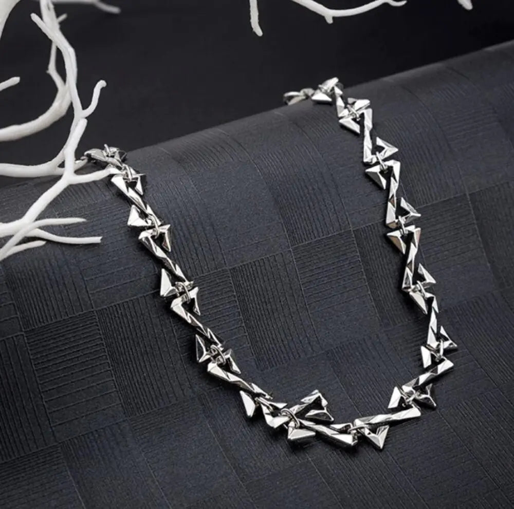 Stainless Steel Z Letter Chain Necklace - High Trend Coture