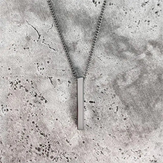 Rectangle Pendant Necklace - High Trend Coture