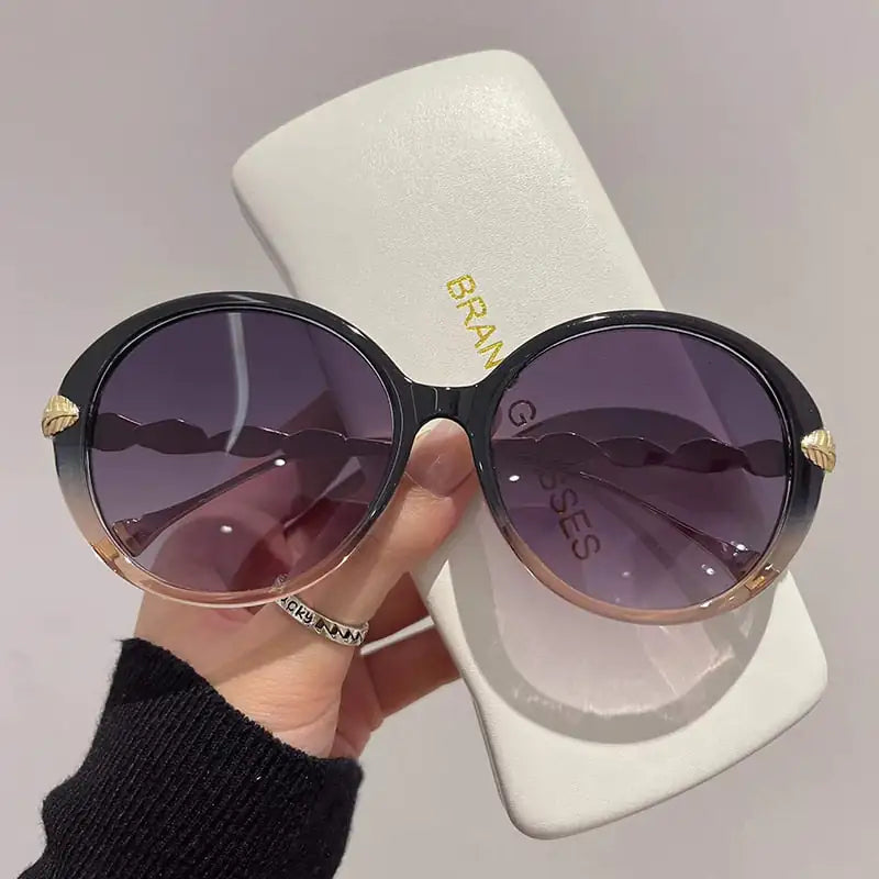 Vintage Round Frame Sunglasses - High Trend Coture