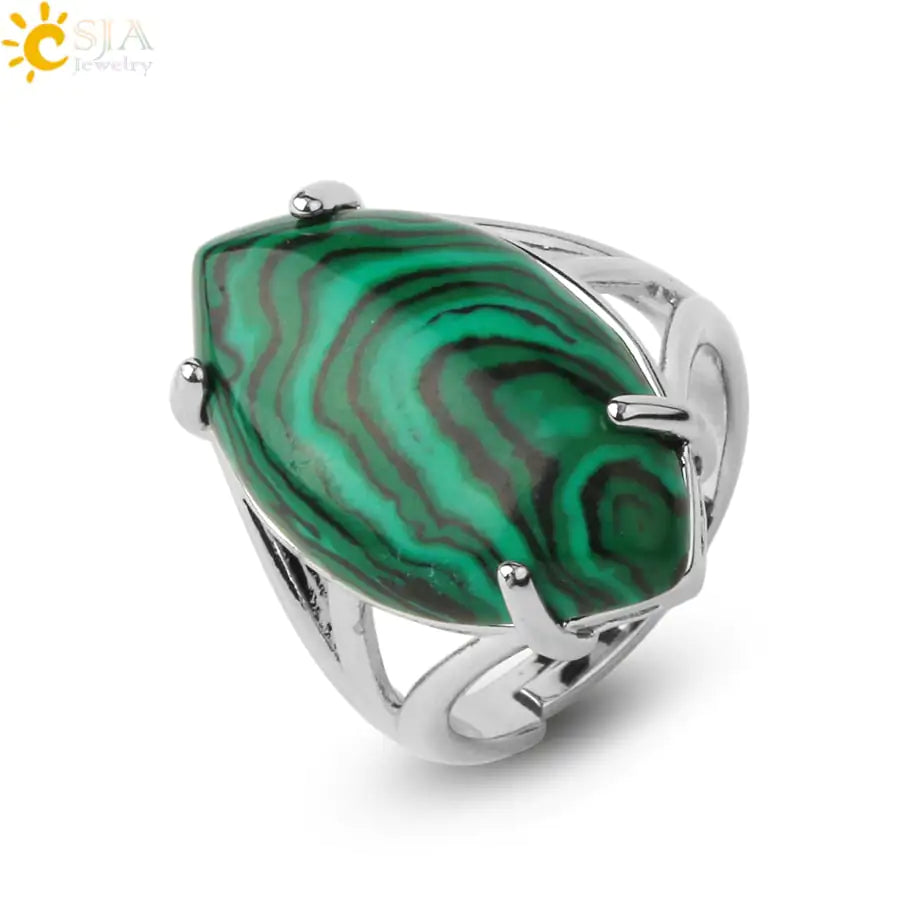 Natural Crystal Rings - High Trend Coture