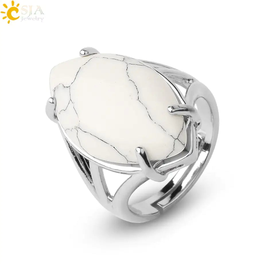 Natural Crystal Rings - High Trend Coture