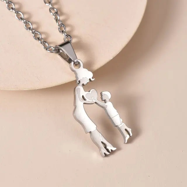 Family Silver Necklaces - High Trend Coture