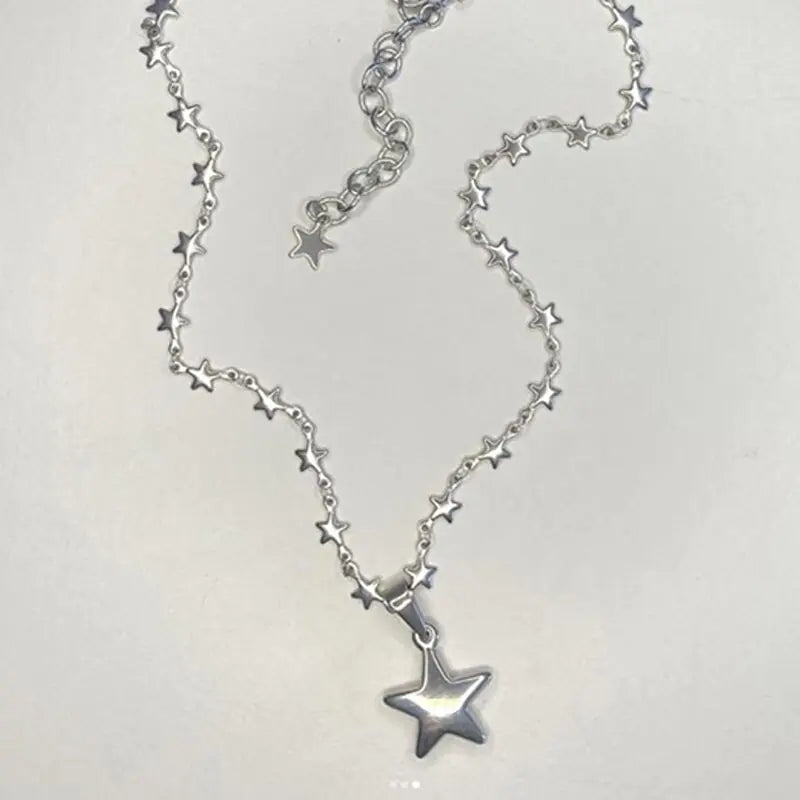 Metal Star Pendant Necklace - High Trend Coture