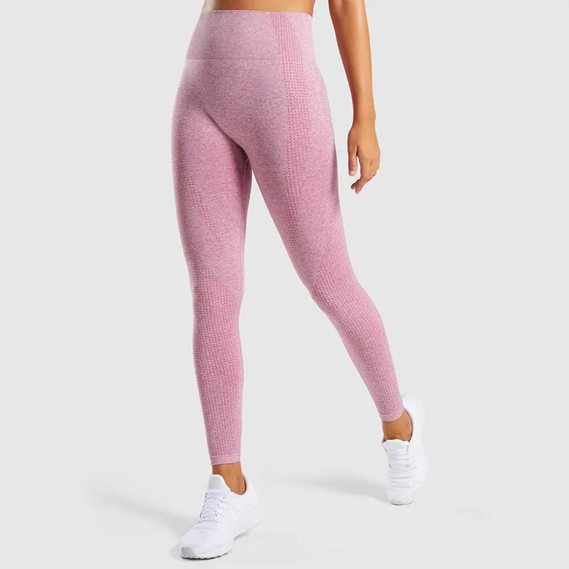 Leggings Fitness sin Costuras de Cintura Alta - High Trend Coture