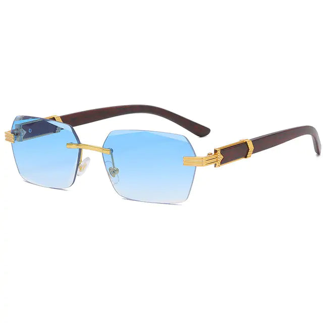 Rimless Steampunk Frameless Sunglasses - High Trend Coture