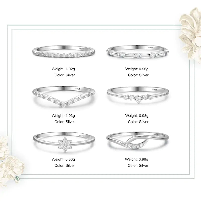 Minimalist Fine Silver Rings - High Trend Coture