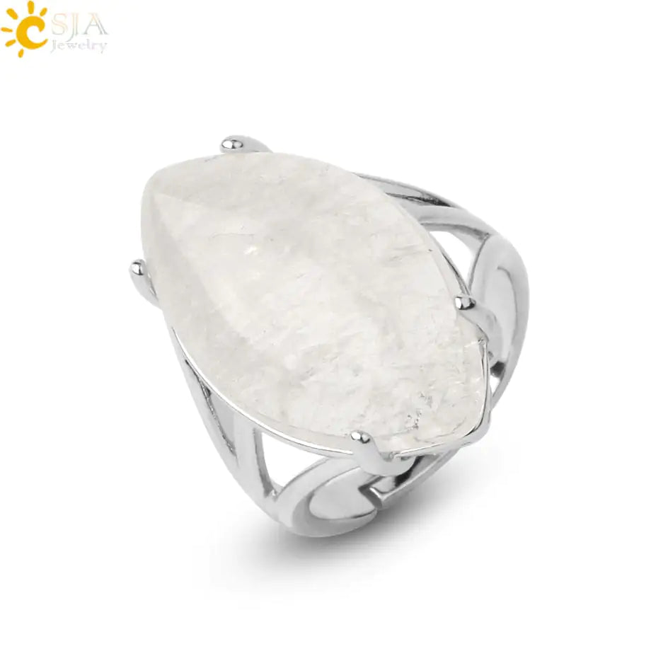 Natural Crystal Rings - High Trend Coture