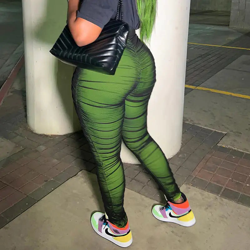 Leggings Estilo Terciopelo Satinados - High Trend Coture