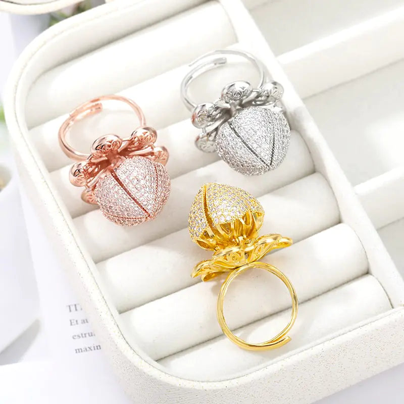 Garland Flowers Rings - High Trend Coture