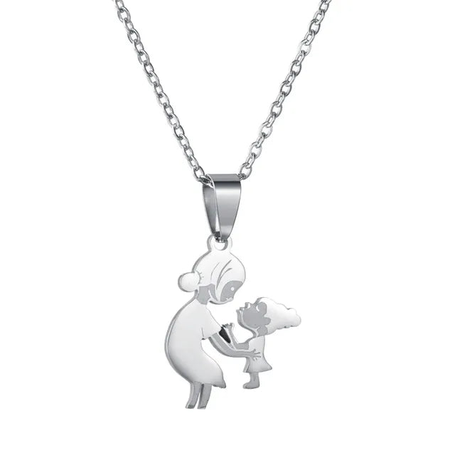 Family Silver Necklaces - High Trend Coture